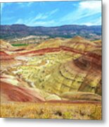 The Colorful Painted Hills In Eastern Oregon Metal Print