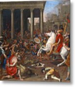 The Conquest Of Jerusalem By Emperor Titus Metal Print