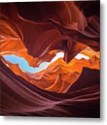 The Crack Metal Print