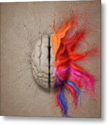 The Creative Brain Metal Poster