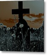 The Cross Metal Print