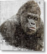The Dignity Of A Gorilla Metal Print