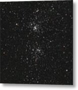 The Double Cluster Metal Print