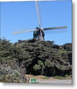 The Dutch Windmill San Francisco Golden Gate Park San Francisco California 5d3256 Metal Print