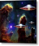 The  Eagle  Nebula Metal Print