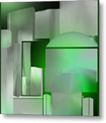 The Emerald City Metal Print