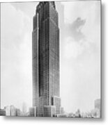 The Empire State Building, New York Metal Print