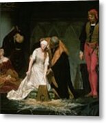 The Execution Of Lady Jane Grey Metal Print