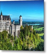 The Fairy Tale Castle Metal Print