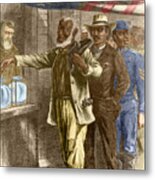 The First Vote 1867 Metal Print
