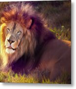 The Glorious King Metal Print