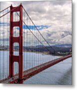 The Golden Gate Bridge - View 1 Metal Print