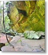 The Gorge At Old Man's Cave Trail Metal Print