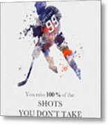 The Great One Quote Metal Print