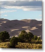 The Great Sand Dunes Triptych - Part 2 Metal Print