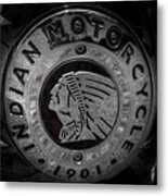 The Indian Motorcycle Logo Metal Print