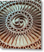 The Iron Lattice Metal Print