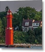 The Keeper Of The Lighthouse Metal Print