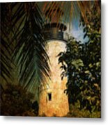 The Lighthouse In Key West Metal Print