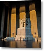 The Lincoln Memorial At Sunrise Metal Print