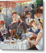 The Luncheon Of The Boating Party Metal Print