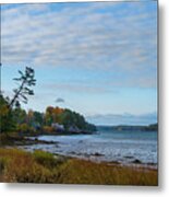 The Maine Coast Near Edgecomb Metal Print