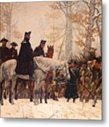 The March To Valley Forge Metal Print
