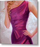 The Model Metal Print