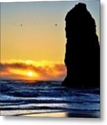 The Needles At Cannon Beach Metal Print