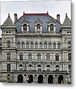 The New York State Capitol In Albany New York Metal Print