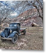 The Old Flatbed Metal Print