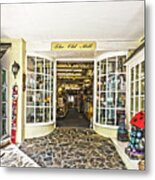 The Old Mill Gift Shop Looe Metal Print