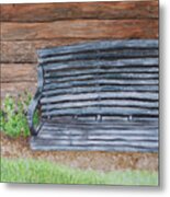 The Old Porch Swing Metal Print