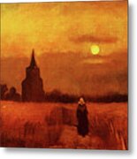 The Old Tower In The Fields Metal Print