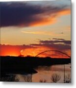 The Other Side Of The Bridge Metal Print