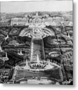 The Palace Of Versailles, 19th Century Metal Print