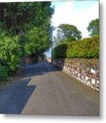 Pathway To The Beach Wallasey Metal Print