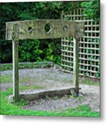 The Pillory In Shanklin Old Village Metal Print