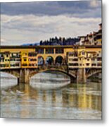 The Ponte Vecchio Metal Print