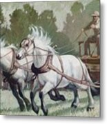 The Pulling Contest Metal Print