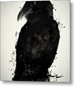 The Raven Metal Print
