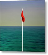 The Red Flag Metal Print