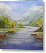 The River Metal Print