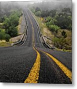 The Road Goes On Forever And The Party Never Ends Metal Print