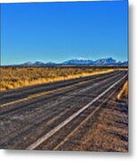 The Road To Flagstaff Metal Print