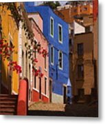 The Streets Of Guanajuato Metal Print