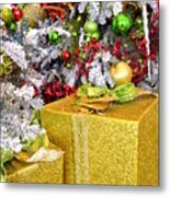 The Surprise Under The Tree Metal Print