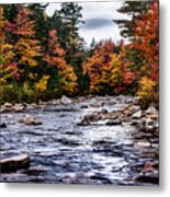 The Swiftriver Through The Fall Colors Metal Print