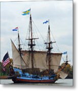 The Tall Ship Kalmar Nyckel Metal Print