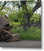 The Thatched Roof, Great Dixter Metal Print